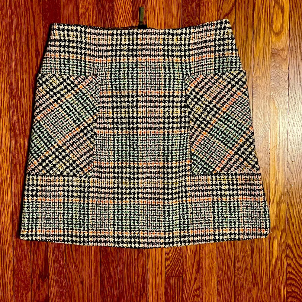 Anthropologie wool mini skirt